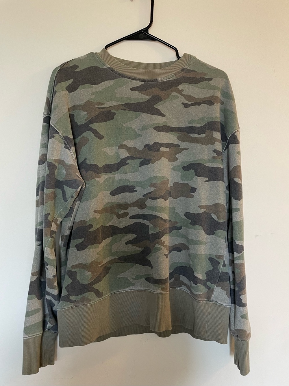 Camo Crewneck Sweater - Green Camo